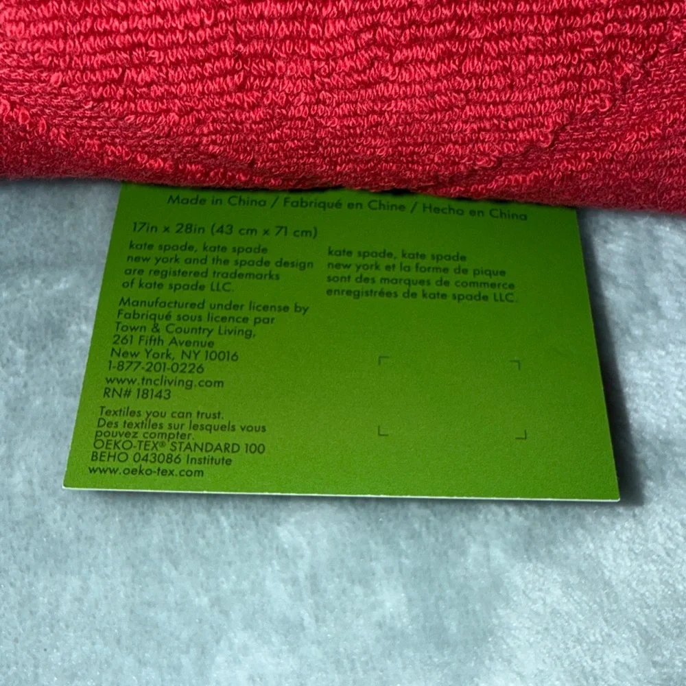kate spade Red Heart Design Kitchen Towels